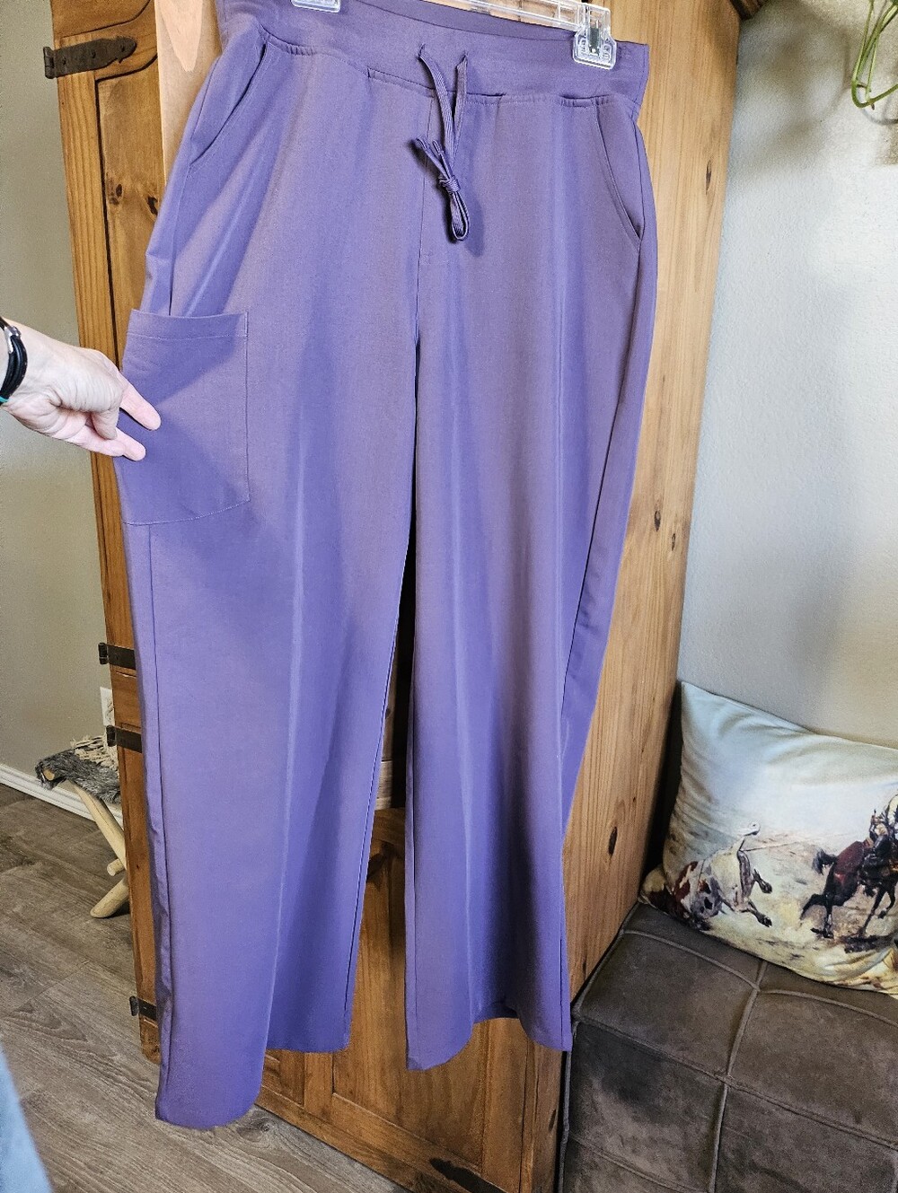 MANDALA MEDIUM Women's DEWBERRY Wide-Leg Drawstring Pants
